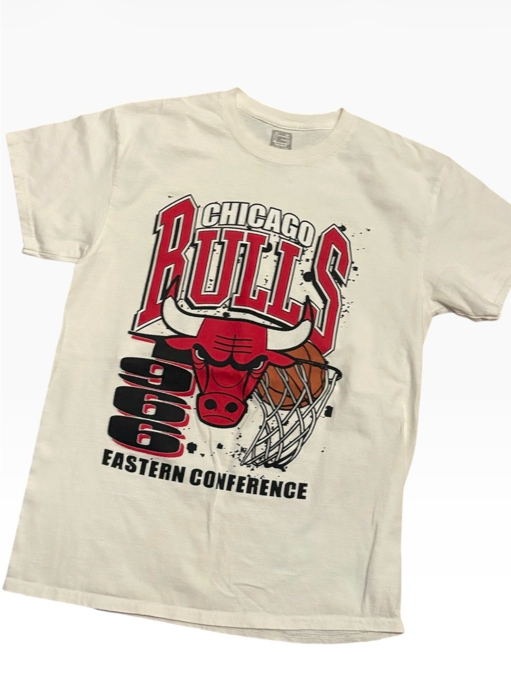 🏀 VINTAGE CHICAGO BULLS 1996 EASTERN CONFERENCE TEE 🏆